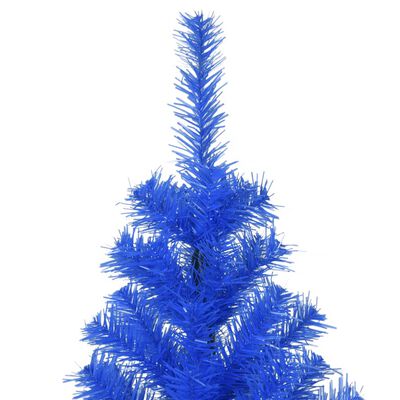 vidaXL Umjetno božićno drvce sa stalkom plavo 180 cm PVC