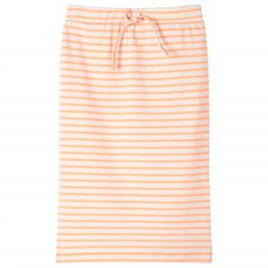 Dječja ravna suknja s prugama fluorescentno narančasta 92