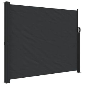 vidaXL Bočna tenda na uvlačenje crna 160 x 300 cm