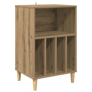 vidaXL Stalak za gramofon Hrast artisan 47 x 39,5 x 74,5 cm