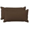 vidaXL Presvlaka za jastuk 2 pcs HOUTEN Smeđa 40 x 70 cm Umjetni lan