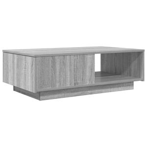 vidaXL Kava Stol Siva Sonoma 95 x 55 x 31 cm Konstruirano drvo