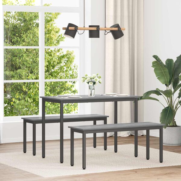 vidaXL Blagovaonski stolovi METAL