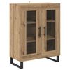 vidaXL Highboard 2 pcs Umjetnički hrast 69,5 x 34 x 180 cm