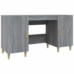 vidaXL Radni stol boja hrasta sonome 140x50x75 cm konstruirano drvo