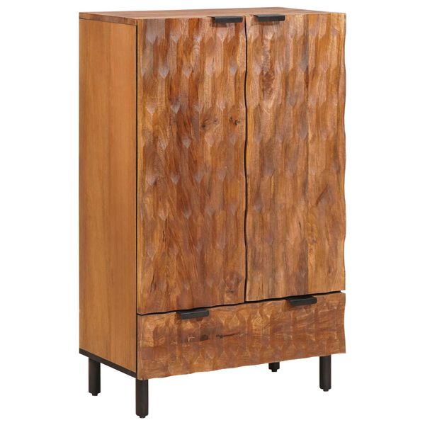 vidaXL Highboard Fin&scaron; acacije smeđa 60 x 33 x 100 cm Čvrsto drvo manga