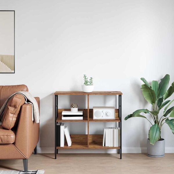 vidaXL Polica Staro drvo 82 x 32 x 79 cm Konstruirano drvo