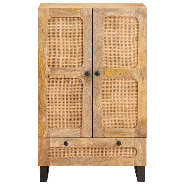 vidaXL Highboard s ladicama Smeđa 40 x 33 x 110 cm Čvrsto drvo manga