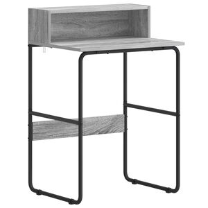 vidaXL Stol s pohranom Siva Sonoma 60 x 50 x 91 cm