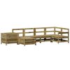 vidaXL 7-dijelni set vrtnih sofa od impregnirane borovine