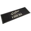 vidaXL Kuhinjski tepih perivi s natpisom Coffee 60 x 180 cm bar&scaron;unasti