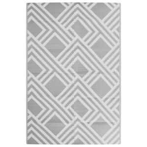 vidaXL Vanjski tepih ARAKIL sivi 120 x 180 cm PP