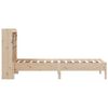 vidaXL Krevet s regalom za knjige bez madraca 90x190 cm od borovine