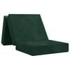vidaXL Sofa na razvlačenje 75 x 63 x 45 cm Tamnozelena