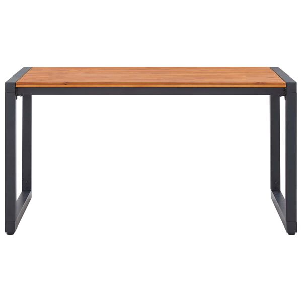 vidaXL 5-dijelni vrtni blagovaonski set crni