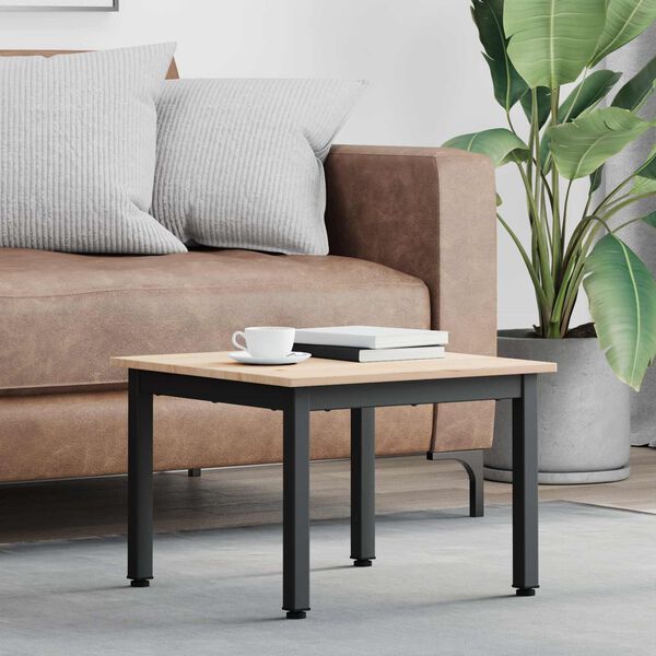 vidaXL Kava Stol Prirodna 50 x 50 x 36 cm Čvrsto borovo drvo