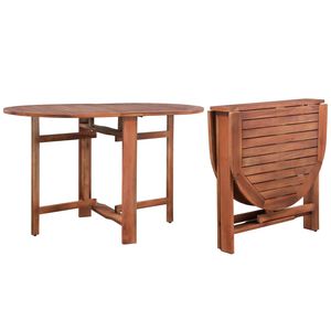 vidaXL Vrtni stol od masivnog bagremovog drva 120 x 70 x 74 cm