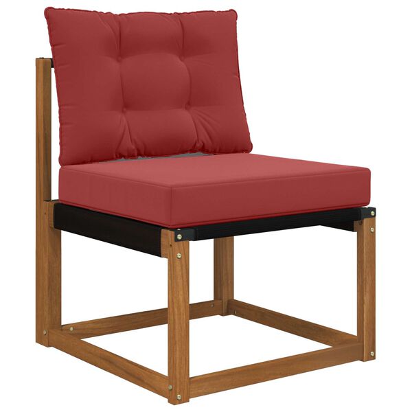 vidaXL Jastuk za vanjsku sofU 2 pcs boja crnog vina Poliester