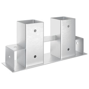 Pomoć za slaganje drva 12 pcs Srebrna 34 x 10 x 15 cm Čelik