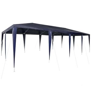 vidaXL &Scaron;ator za zabave Plava 800 x 400 x 266 cm Polietilen i čelik
