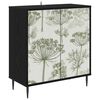 vidaXL Kreveta GOTHA Crni hrast 69 x 33 x 76 cm Konstruirano drvo