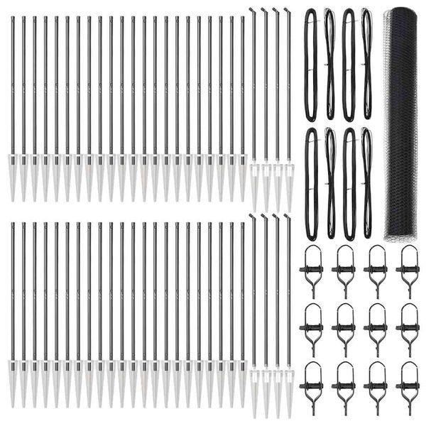 vidaXL Stup za ogradu Siva 100 x 1,4 m (25 mm mreža) Čelik i PVC