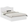 vidaXL Krevet s od storage Bijelo 140 x 190 cm Konstruirano drvo