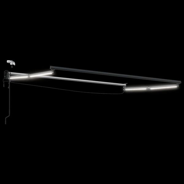 vidaXL Električni sklopivi okvir tende Antracit 3,5 x 2,5 m Aluminij