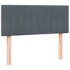 vidaXL Box spring krevet s madracem tamnosivi 120x210 cm bar&scaron;unasti