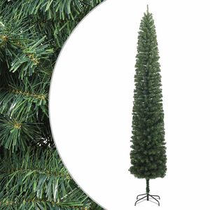vidaXL Usko božićno drvce sa stalkom 270 cm PVC