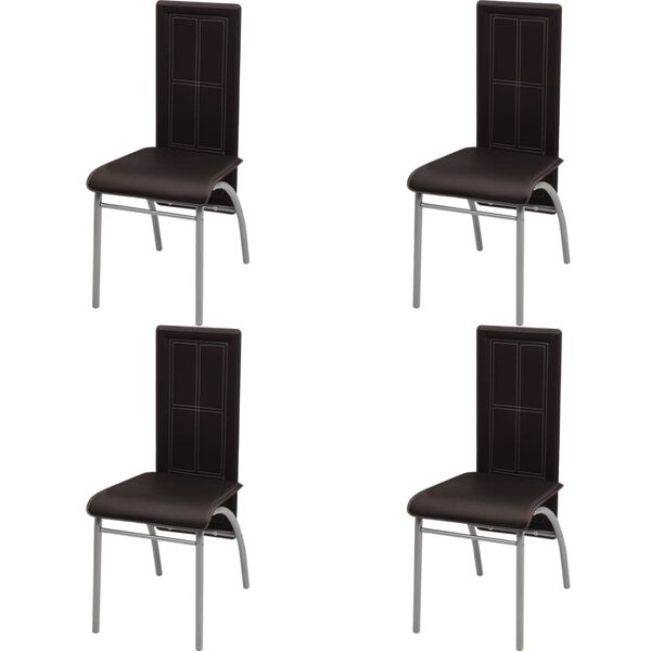 vidaXL 5-Dijelni Blagovaonski set Smeđi