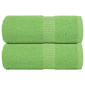 vidaXL Ručnici za pranje FROGN 2 kom. Zelene boje jabuke 30x30 cm 360 g/m&sup2;