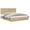 vidaXL Krevet s od storage Sonoma hrast 180 x 200 cm Konstruirano drvo