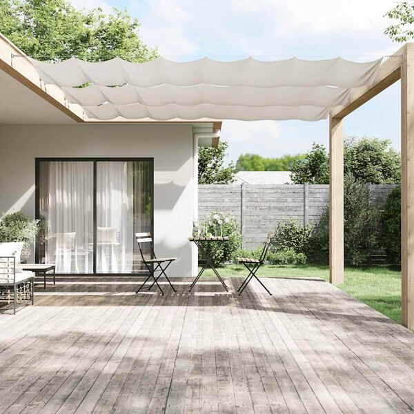 vidaXL Okomita tenda bijela 180 x 1200 cm od tkanine Oxford