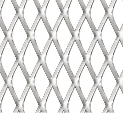 vidaXL Vrtna mrežasta ograda od nehrđajućeg čelika 50x50 cm 20x10x2 mm