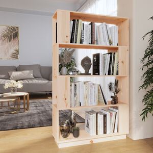 vidaXL Ormarić za knjige / sobna pregrada 80 x 25 x 132 cm od borovine