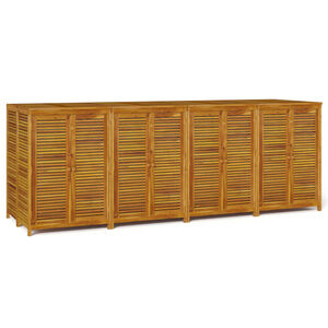 vidaXL Vrtna kutija za pohranu 280x87x104 cm od masivnog drva bagrema