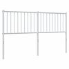 vidaXL Metalno zamjensko uzglavlje bijelo 160 cm