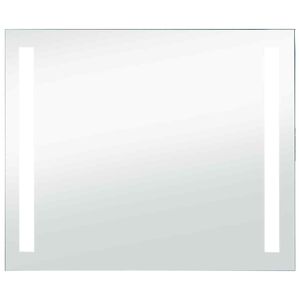 vidaXL Kupaonsko LED zidno ogledalo 80 x 60 cm