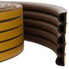 vidaXL Samoljepiva brtvila za prozore Smeđa 12 x 10 mm 12 m EPDM pjena