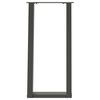 vidaXL Noge za konzolni stol u obliku slova U, 2 kom, antracit, 38 x (72-73) cm, čelik