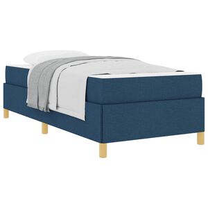 vidaXL Krevetna konstrukcija Plava 80 x 200 cm tkanina
