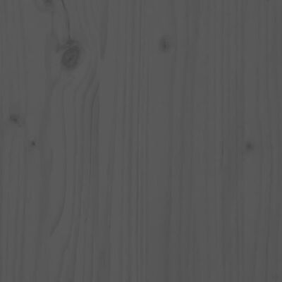 vidaXL Dnevni ležaj na izvlačenje sivi 2x(100x200) cm masivna borovina
