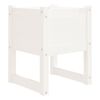 vidaXL Sadilica bijela 40 x 40 x 52,5 cm od masivne borovine