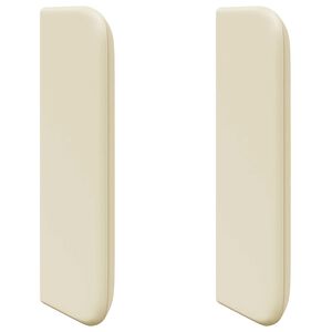 vidaXL U&scaron;i uzglavlja Krema 40,5 x 40,5 x 4 cm PVC