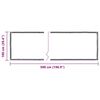 vidaXL Prozirna cerada s u&scaron;icama 1x5 m PVC
