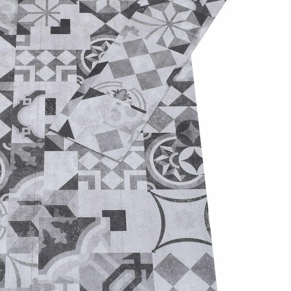 vidaXL Samoljepljiva podna daska 32 pcs Sivi uzorak 4,46 m&sup2; PVC
