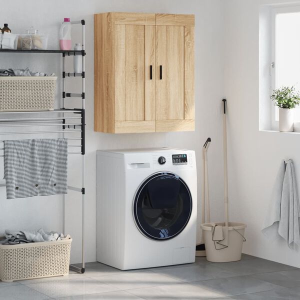 vidaXL Zidni ormarić boja hrasta sonome 69,5x34x90cm konstruirano drvo