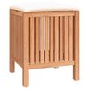 vidaXL Kupaonski stolac 40,5 x 40,5 x 52 cm od masivnog drva oraha
