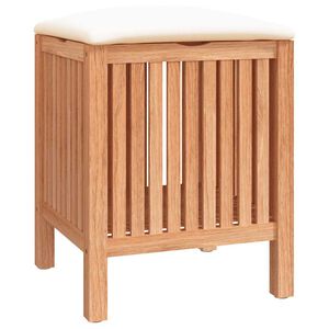 vidaXL Kupaonski stolac 40,5 x 40,5 x 52 cm od masivnog drva oraha